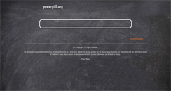 Desktop Screenshot of powerpill.org